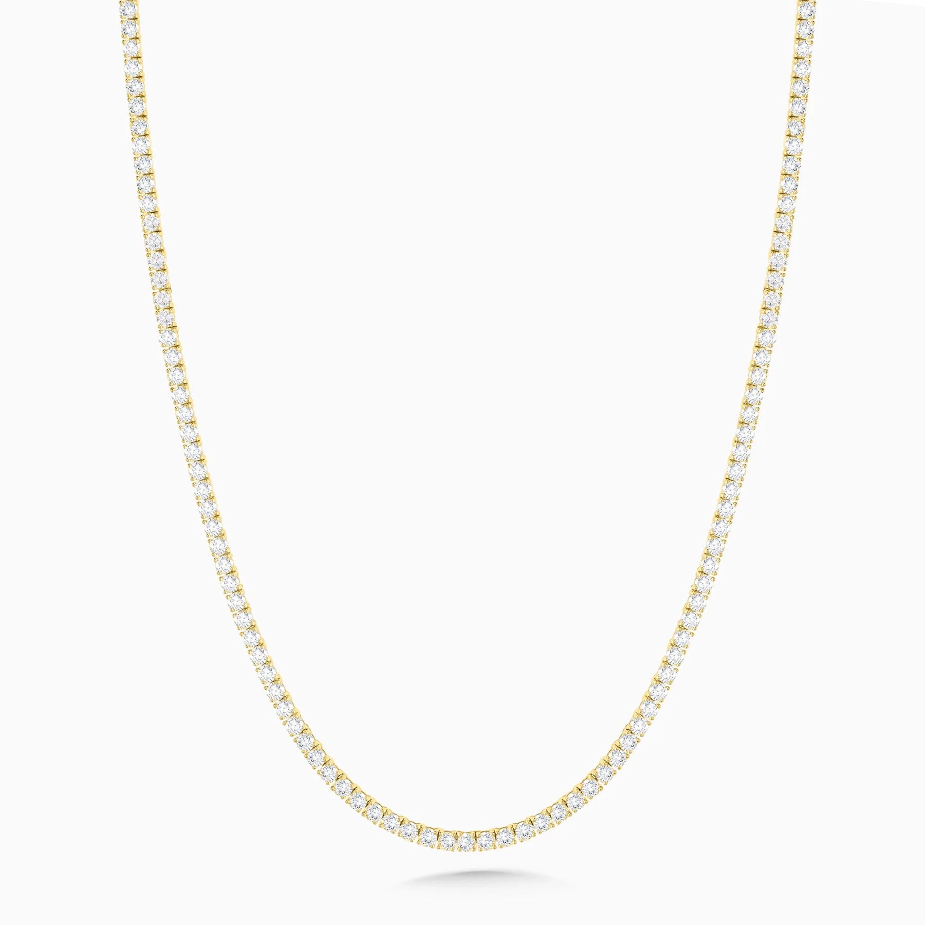 10.24 Carats Lab Grown Diamond Tennis Necklace