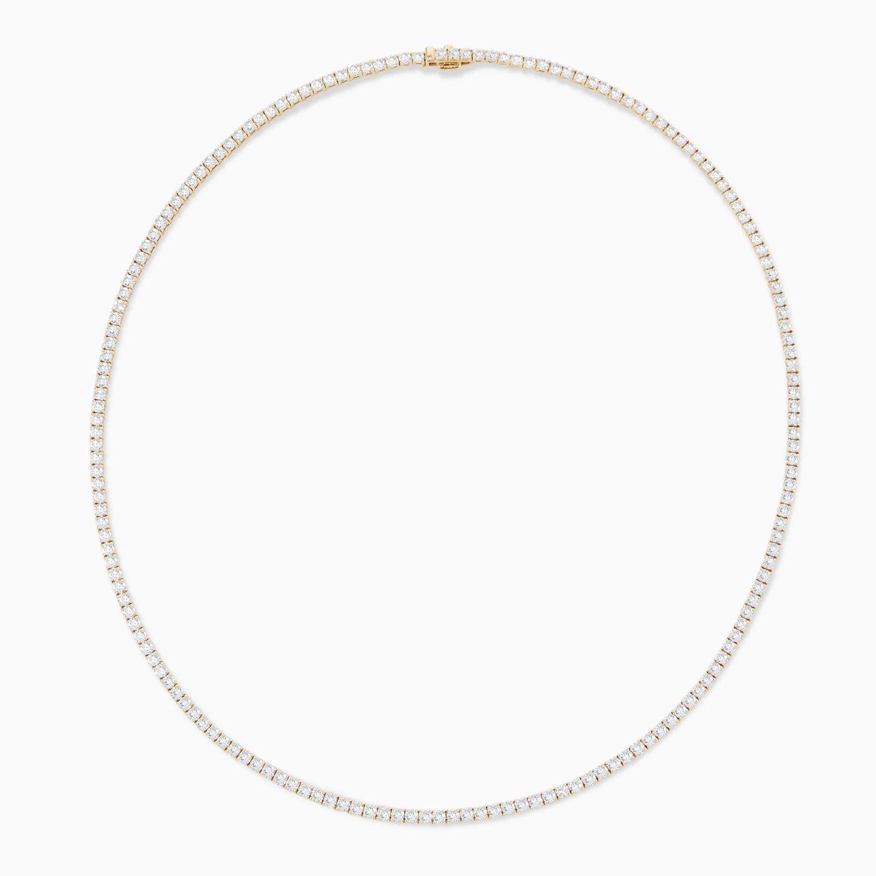 10.24 Carats Lab Grown Diamond Tennis Necklace - Image 2