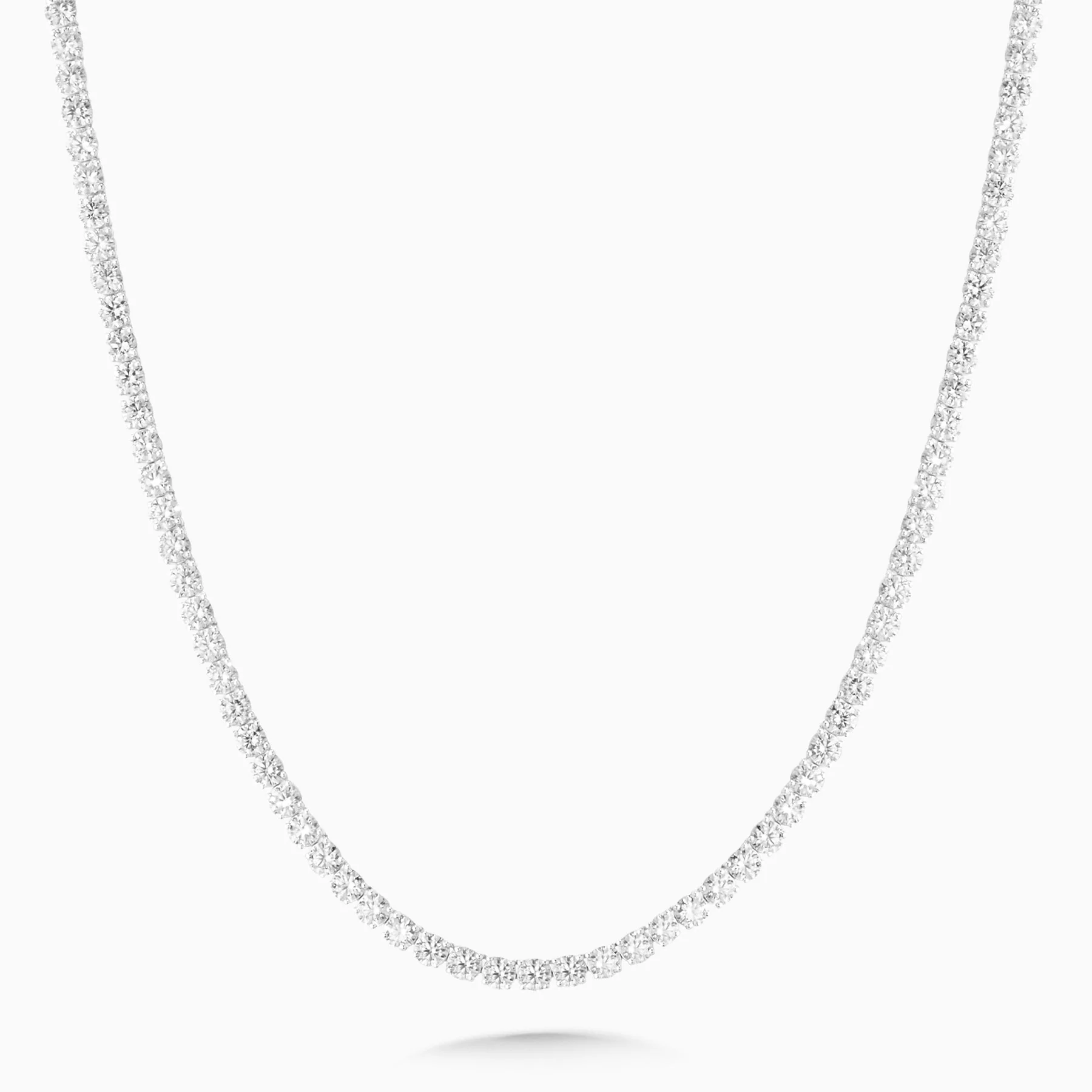 15.00 Carat Lab Grown Diamond Tennis Necklace