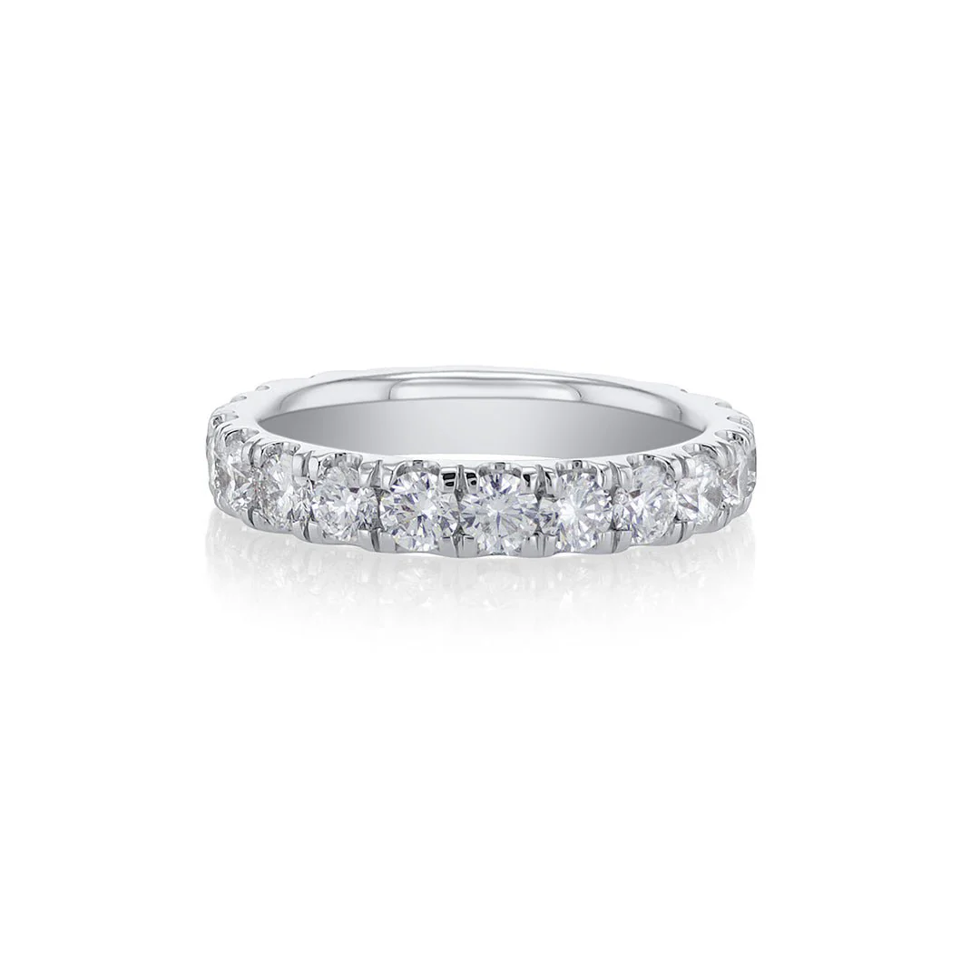 2.00 Carats Natural Diamond Eternity Band