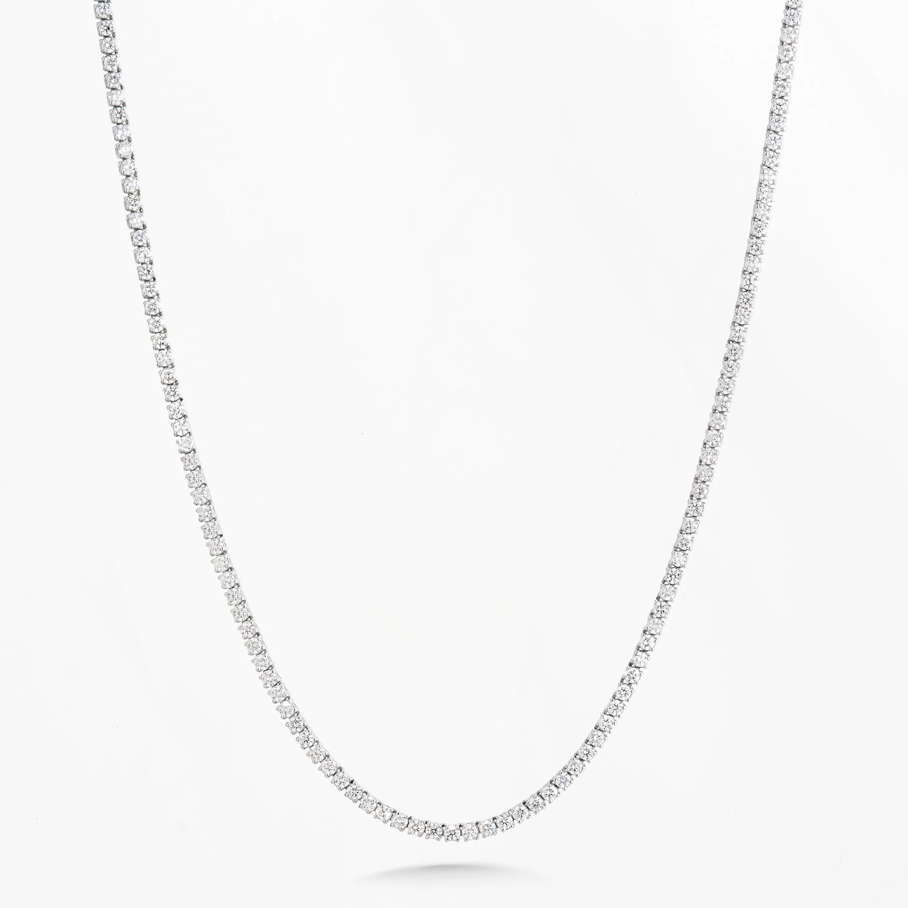 5.00 Carats Lab Grown Diamond Tennis Necklace