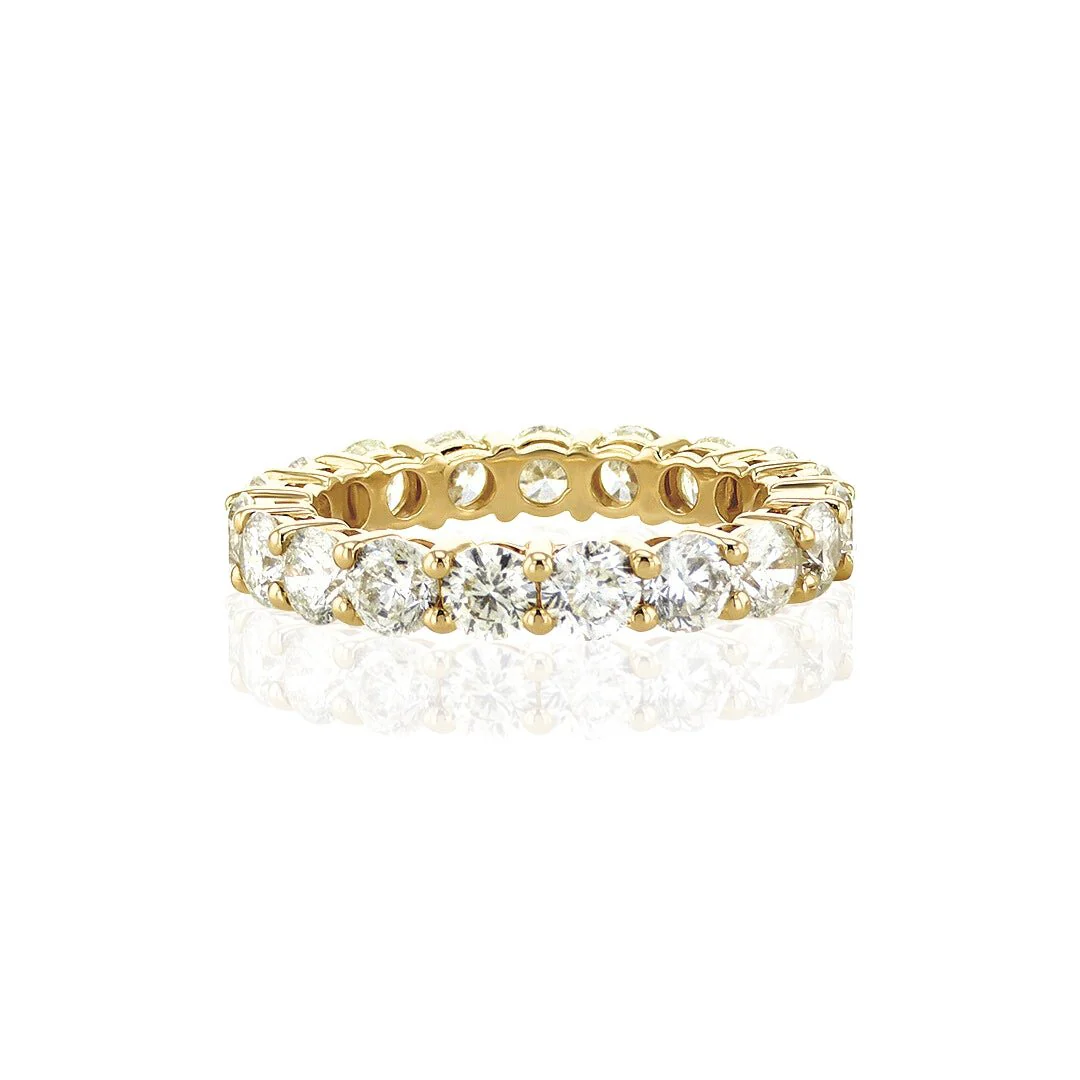 4.09 Carats Natural Diamond Eternity Band